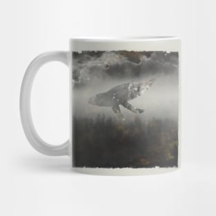 Dream Space - Whale over Forest Mug